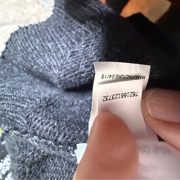 Urban Pipeline Cardigan Men Large Gray Grey Fairisle Nordic Sweater Button Up - Picture 9 of 11